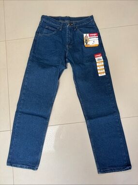 Wrangler Men's Straight Leg Jeans - Indigo Blue